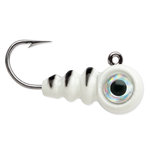 VMC Tungsten Larv Eye Jig 1/32oz Glow Tiger (WS25)