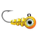 VMC Tungsten Larv Eye Jig 1/32oz Glow Juicy Lucy (WS25)