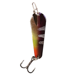Custom Jigs&Spins Pro Series Slender Spoon. 1/4oz Gold Purple Descent