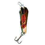 Custom Jigs&Spins Slender Spoon. 5/16oz Gold Orange