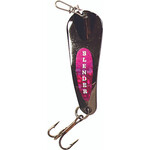 Custom Jigs&Spins Slender Spoon. 5/16oz Black Nickel Purple
