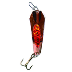 Custom Jigs&Spins Slender Spoon. 5/16oz Copper Orange