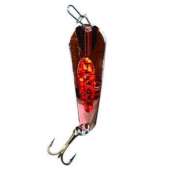 Custom Jigs&Spins Slender Spoon. 5/16oz Copper Orange