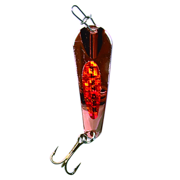 Custom Jigs&Spins Slender Spoon. 5/16oz Copper Orange