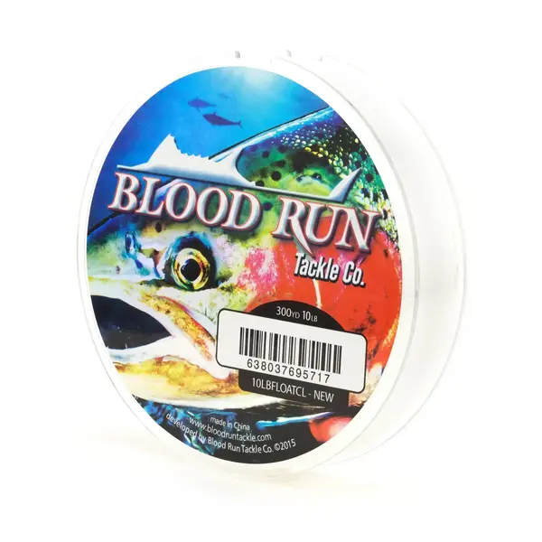 Blood Run 10lb Floating Mono 300yd Clear