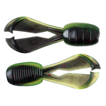 Missile Baits Mini D Chunk 3" Black Neon 5-pk
