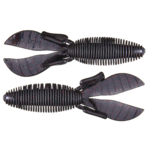 Missile Baits D Bomb 4" Black Red Flake 6-pk