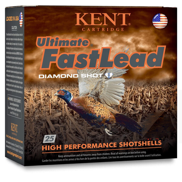 Kent Kent Ultimate Fastlead Diamond Shot Ammo. 20ga 3"  1-1/4oz #5 Shot