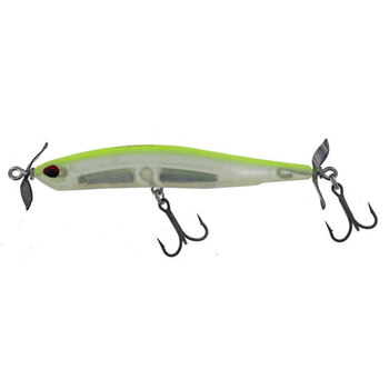 Duo Realis Spinbait 80 G-Fix. Ghost Chartreuse 3/8oz 3-1/8"