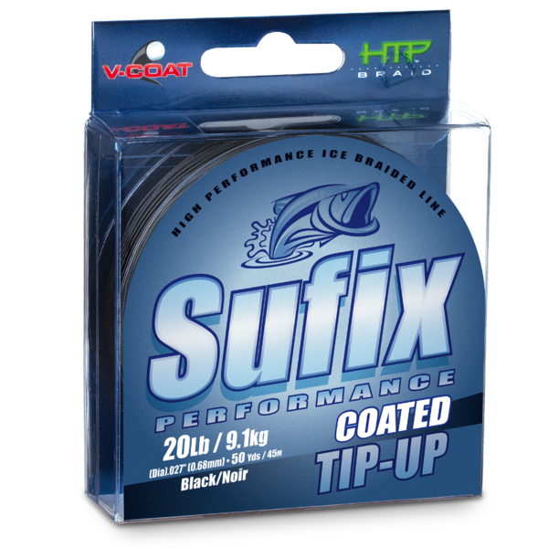 Sufix Performance V-Coat Tip-Up Ice Braid 30lb 50yds