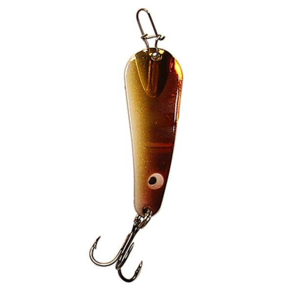 Custom Jigs&Spins Pro Series Slender Spoon. 5/16oz Nickel Baby Walleye