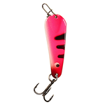 Custom Jigs&Spins Pro Series Slender Spoon. 5/16oz Nickel Pink Tiger