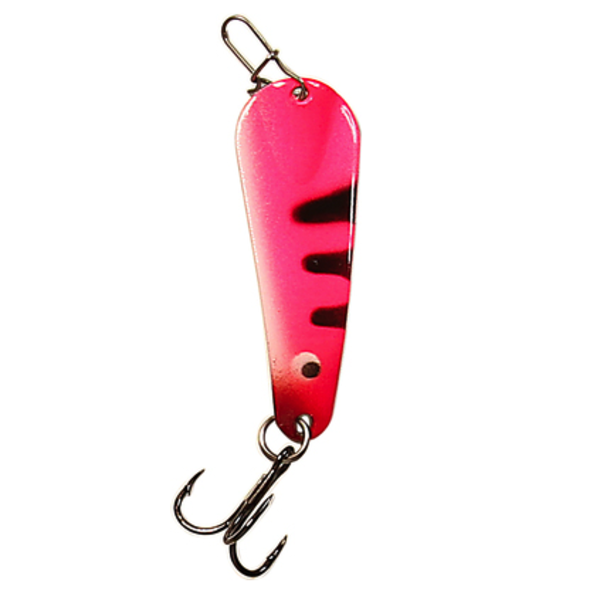Custom Jigs&Spins Pro Series Slender Spoon. 5/16oz Gold Pink Tiger