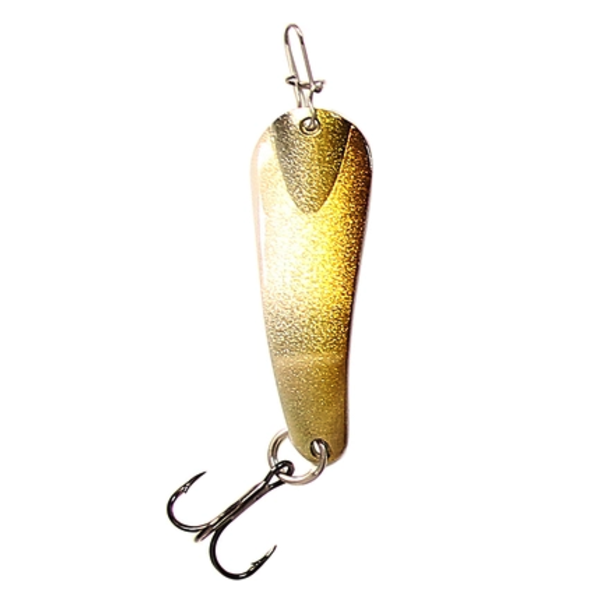 Custom Jigs&Spins Pro Series Slender Spoon. 5/16oz Gold Smelt