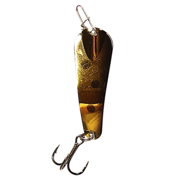 Custom Jigs&Spins Pro Series Slender Spoon. 5/16oz Gold Gold Muffin