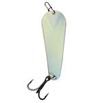 Custom Jigs&Spins Pro Glow Pro Series Slender Spoon. 5/16oz Blue Glow Solid Gold