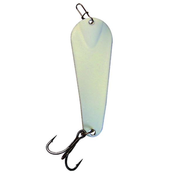 Custom Jigs&Spins Pro Glow Pro Series Slender Spoon. 5/16oz Blue Glow Solid Gold