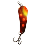 Custom Jigs&Spins Pro Series Slender Spoon. 5/16oz Gold Sunrise Craw