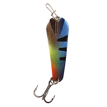 Custom Jigs&Spins Pro Series Slender Spoon. 5/16oz Gold Electric Perch