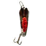 Custom Jigs&Spins Slender Spoon. 5/16oz Nickel Orange