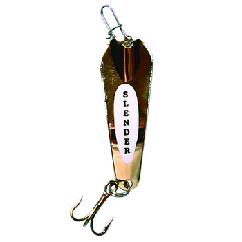 Custom Jigs&Spins Slender Spoon. 5/16oz Nickel Glow