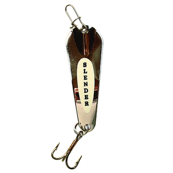 Custom Jigs&Spins Slender Spoon. 5/16oz Gold Glow