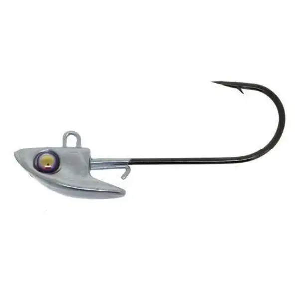 Damiki Rig Jig Head Silver 1/8oz 1/0 5-pk