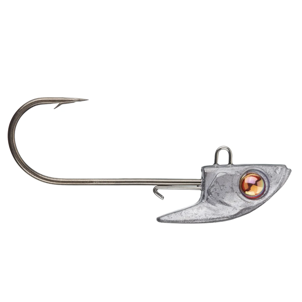 Damiki Rig Jig Head Silver 1/4oz 2/0 5-pk