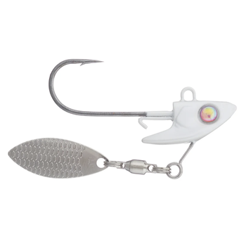 Damiki Underspin 1/4oz 1/0 White 3-pk