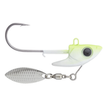 Damiki Underspin 1/4oz 1/0 Chart Shad 3-pk