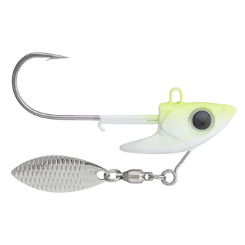 Damiki Underspin 1/4oz 1/0 Chart Shad 3-pk