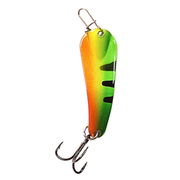 Custom Jigs&Spins Pro Series Slender Spoon. 1/4oz Gold Firetiger