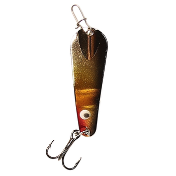 Custom Jigs&Spins Pro Series Slender Spoon. 1/4oz Gold Vampire