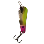 Custom Jigs&Spins Pro Series Slender Spoon. 1/4oz Nickel Fruity Vegetables