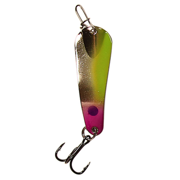 Custom Jigs&Spins Pro Series Slender Spoon. 1/4oz Nickel Fruity Vegetables