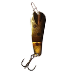 Custom Jigs&Spins Pro Series Slender Spoon. 1/4oz Nickel Gold Muffin
