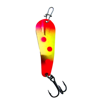 Custom Jigs&Spins Pro Series Slender Spoon. 1/4oz Nickel Circus
