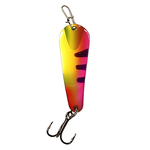 Custom Jigs&Spins Pro Series Slender Spoon. 1/4oz Gold Purple Firetiger