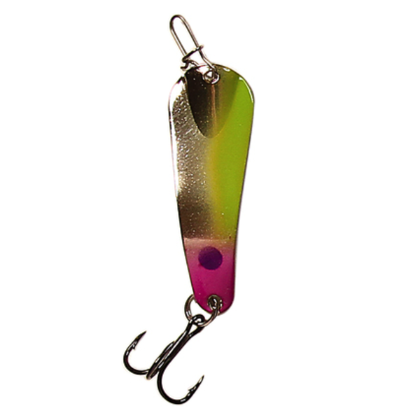 Custom Jigs&Spins Pro Series Slender Spoon. 1/4oz Gold Fruity Vegetables
