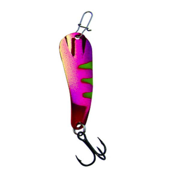 Custom Jigs&Spins Pro Series Slender Spoon. 1/4oz Nickel/Marianarchy