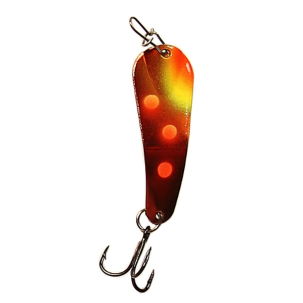 Custom Jigs&Spins Pro Series Slender Spoon. 1/4oz Gold Sunrise Craw