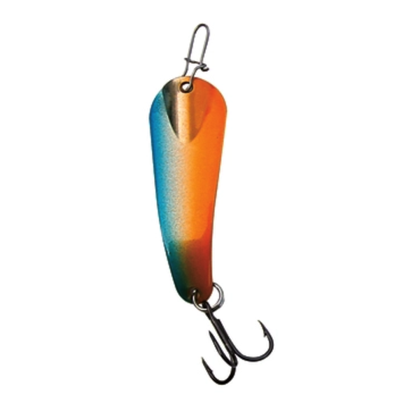 Custom Jigs&Spins Pro Series Slender Spoon. 1/4oz Nickel Rainbow Trout