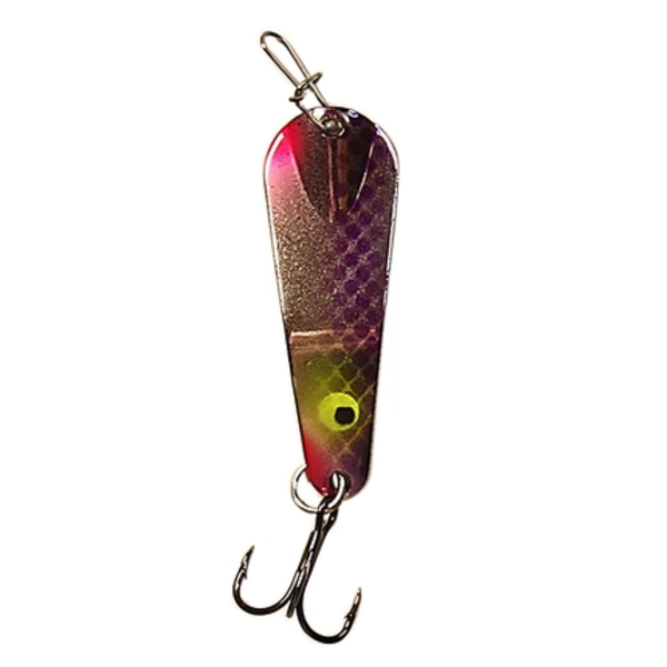 Custom Jigs&Spins Pro Series Slender Spoon. 1/4oz Gold Alewife