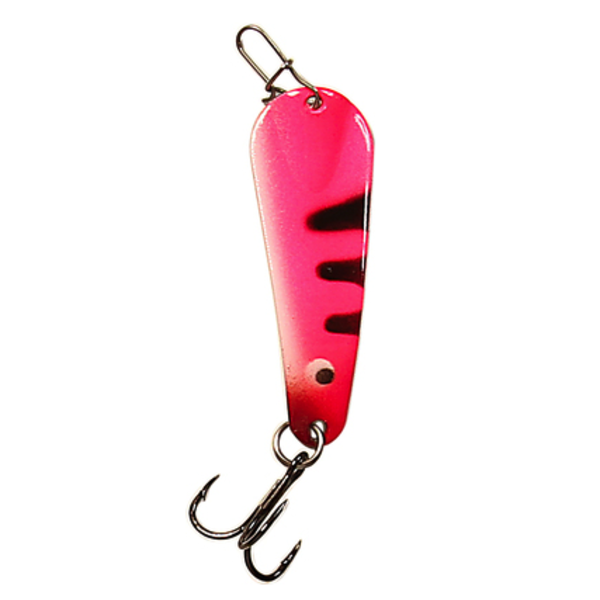 Custom Jigs&Spins Pro Series Slender Spoon. 1/4oz Gold Pink Tiger