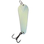 Custom Jigs&Spins Pro Glow Pro Series Slender Spoon. 1/4oz Blue Glow Solid Gold
