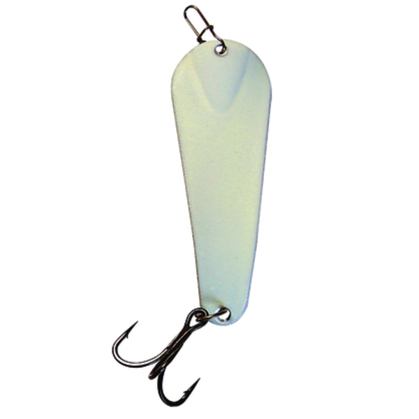 Custom Jigs&Spins Pro Glow Pro Series Slender Spoon. 1/4oz Blue Glow Solid Gold