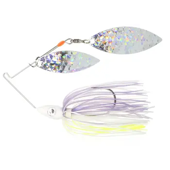 Nichols Pulsator Shattered Glass 1/2oz Clent's Shad Spawn. Double Willow