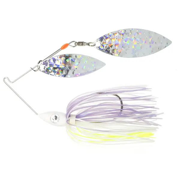 Nichols Pulsator Shattered Glass 1/2oz Clent's Shad Spawn. Double Willow