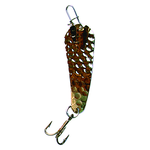 Custom Jigs&Spins Slender Spoon. 1/4oz Hammered Gold