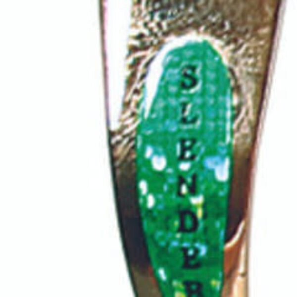 Custom Jigs&Spins Slender Spoon. 1/4oz Nickel Lime